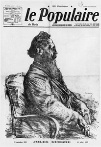 Mort de Jules Guesde, illustration de couverture de 